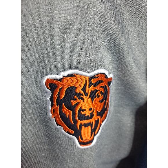 Fanatics Men's Chicago Bears Polyester Fleece Quarter Zipper Sweatshirt Size XLT - Picture 4 of 6